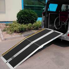 Studyset 2/3/4/5/7/8/9/10FT Wheelchair Ramp, Portable Aluminum Folding Handicap Ramp, 600 LBS Capacity Non-Slip Threshold Ramp, Mobility Ramp For Home Wheelchairs Steps Doorways - 8Ft - View 7