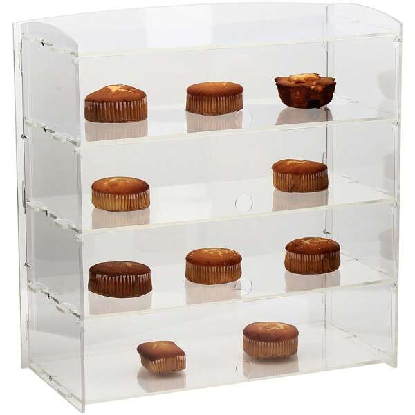 Acrylic Display Pastry Cabinet Cakes Donuts Cupcakes Pastries (4 Tier)