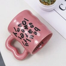 1 个 350 毫升杯子，陶瓷个性化英式咖啡杯，适合成人和儿童返校 - 彩色 - 查看 12