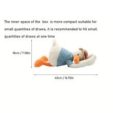 1pc Cute Duck Car Tissue Box, Cute Hanging Car Tissue Box,Creative Car Decorative Accessories Home Bathroom Decor Bathroom Organizer Fall Decor Back To School - Multicolor - View 10