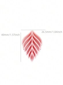 Leaves Clay Cutter Mold, Leaves Shape Polymer Clay Cutter Soft Pottery Earrings DIY Ceramic Earrings Jewelry Pendants Clay Tools - Clay Cutter - View 4