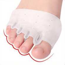 1 Par de Almofadas de Silicone para a Parte Dianteira do Pé, Separador de Dedos do Pé, Almofadas de Gel para a Parte Dianteira do Pé