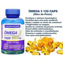 Omega 3 Catarinense 1000mg 120 Capsules (Fish Oil, EPA, DHA) - Others - View 3