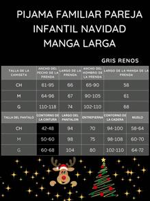 Pijama Pareja Fiestas Decembrinas Foto Familiar Navidad - Blanco - Ver 2