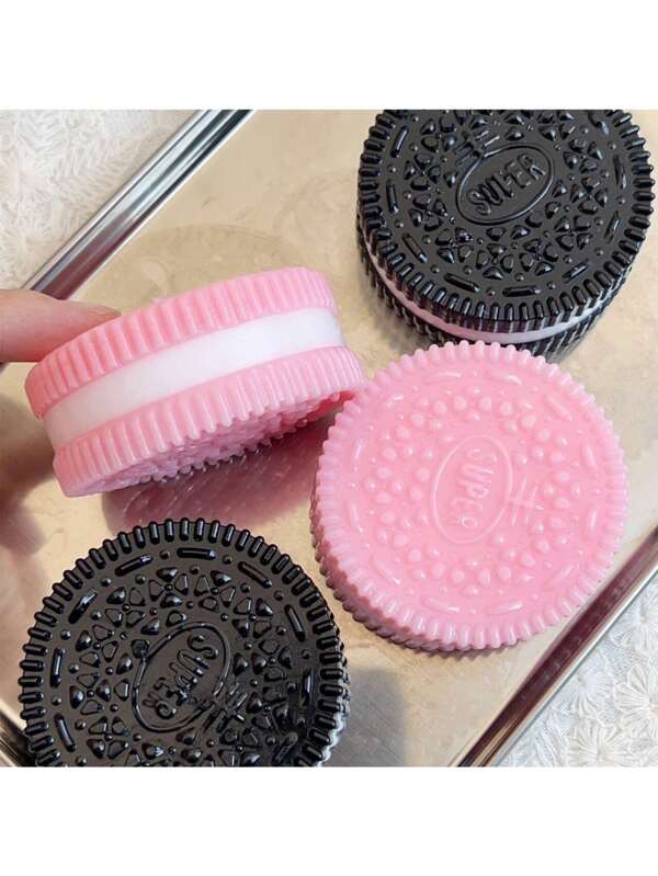 1 pieza Galleta de chocolate esponjosa juguete antiestrés (Algunas partes y colores se seleccionan al azar)