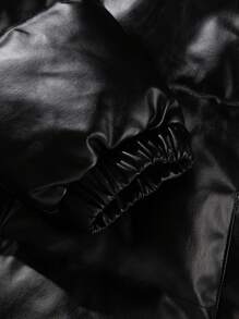 Men's Winter Warm Padded Jacket, Long Sleeve Standing Collar Windproof Padded Coat, Casual Thick Warm Zipper Velvet Jacket, Suitable For Outdoor Leisure