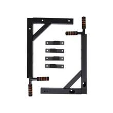 OUKANING Multifunktionale an der Wand montierte Pull Up Chin Up Bar Dip Station Power Rack Schwarz - Schwarz - Übersicht 7