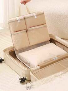 1Pc Travel Storage Hanging Bag Clothing Underwear Socks Classification Storage Box Business Trip Large Capacity Portable Suitcase Storage Bag For Travel,Outdoor,Vacation Holiday Bag For School School Accessories School Stuff - Multicolor - View 9