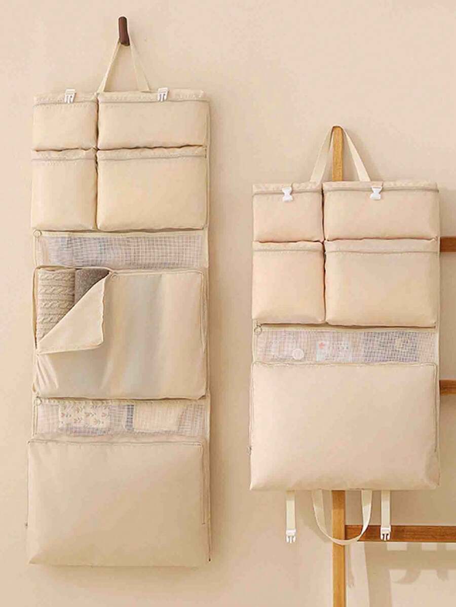 1Pc Travel Storage Hanging Bag Clothing Underwear Socks Classification Storage Box Business Trip Large Capacity Portable Suitcase Storage Bag For Travel,Outdoor,Vacation Holiday Bag For School School Accessories School Stuff - Multicolor - View 1