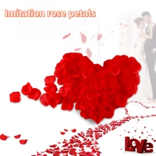 1000pcs/Pack Faux Rose Petals, Romantic Non-Woven Layered Artificial Rose Petal Wedding Props, Decorations For Wedding Venue, Bar Celebration And Wedding Ceremony,Wedding Decor,Home Decor ,Room Decor Party Favors Bride Gifts Birthday Graduation Birthday Decorations Party Decorations Bachelorette