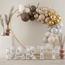 New Cross-Border Wedding Metal Ring/Heart-Shaped Arch Balloons/Flower Stands, Suitable For Birthday, Wedding, Valentine's Day Proposal, Bridal Shower, Anniversary Party Decoration, Wedding Decor, Home Decor, Room Decor Party Favors Bride Gifts Graduation Birthday Decorations Party Decorations Bachelorette