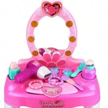 Juegos de tocador para niños con 15 accesorios - Rosa - Ver 3