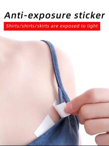 36 pièces Bandes de fixation double face de mode pour femmes, ruban transparent invisible, autocollants transparents sans couture pour col de chemise, convient aux vêtements et au corps, tous les tissus et types de peau, accessoires de sous-vêtements pour femmes, appropriés pour les centres commerciaux, les voyages, le travail quotidien et d'autres lieux publics