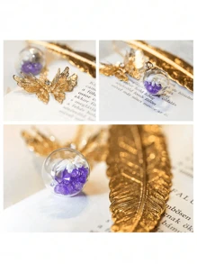 1pc Butterfly Bookmark,Bookmarks Gifts,Elegant Reading Accessories For Book Lovers,Students,Writers, Readers,Ideal Gift For Birthdays, Graduations, And General Gifting,Valentine's Day Gifts,Mother's Day,Teacher's Day,Birthday Gift For Students(Gift Box Not Included)