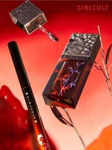 GIRLCULT Brilho Ultra Real Lip Glaze Batom Líquido Camaleônico, Gloss Labial Brilhante com Glitter de Pedra Rhinestone à Base de Óleo J74 Dementor, Cor Metálica Cintilante com Acabamento Intenso e Brilhoso, de Longa Duração, Livre de Talco Holográfico 3,5ml (0,12 fl. oz) K-Beauty