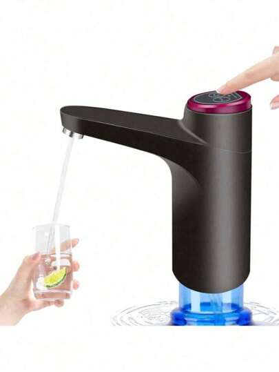 Dispensador de agua automático, bomba de agua eléctrica con controles de botón, carga USB, dispensador de agua para cocina,Inteligente Dispensador Elegante, moderno para casa