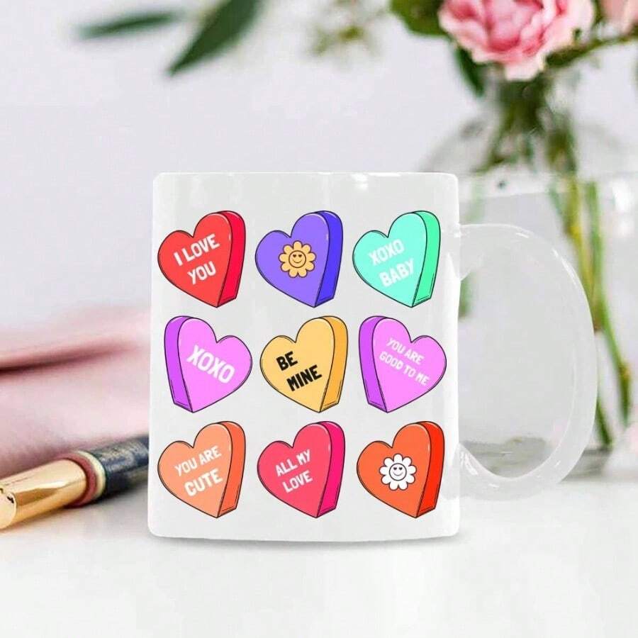 Valentines Day Gift For Him, Valentine's Day Coffee Mug, Valentines Day Mugs, Gift For Boyfriend, Gift For Husband, 11oz - White - View 1