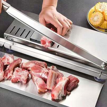 Manual Frozen Meat Slicer Beef Bones Cutter Fish Chicken Bone Cutter Home Use