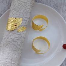 3pcs/4pcs/5pcs/6pcs Metal Napkin Rings, Multi-Color Napkin Holders For Hotel Supplies, Home Kitchen Dining Table Decor, Cloth Napkin Rings Suitable For Daily Life, Parties, Guests, All Seasons - Multicolor - View 16
