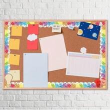 1 Roll 32.8 Feet Black Bulletin Board Borders, Scalloped Black Classroom Borders For Bulletin Board, White Board, Cork Board, Locker, Room Decor, Desk Decor And Classroom Decor,Classroom Decor,Office Decor,Room Decor,Home Decor,Wall Decor,Bathroom Decor,Bedroom Decor,Room Decoration Stuff,Posters