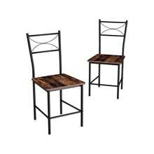Dining Set Modern Collection 3 Piece Iron Wood Dining Furniture Set - Black - View 7