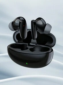 真无线耳机 - 兼容苹果和安卓系统，内置麦克风，防汗设计，续航时间长达 24 小时 - 白色，耳机 > 无线，带充电盒 - 彩色 - 查看 12