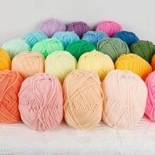 5 stuks ultrazachte handgehaakte stof, voor haken, breien en meerkleurige garens, doe-het-zelf-knutselgarens, 4-draads garen voor doe-het-zelf-sjaal, muts, trui, haakpakketten voor beginners, comfortabel en gezond leven