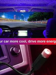 1 件浪漫 LED USB 银河星空投影仪夜灯，适用于汽车天花板和房间天花板 - 均碼 - 查看 6