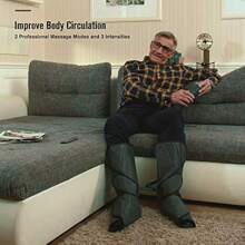 Leg Massagers For Pain Relief And Circulation FIT KING Compression Hine Massage Calf Foot Aids With Swelling - no-Heating - View 3