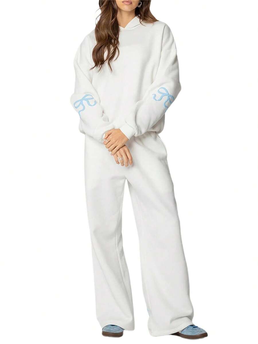 Aleumdr Women Piece Outfits Sweatsuit Sweat Suit For Teen Girls - Main Image