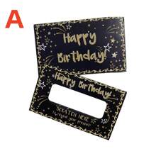 DIY 生日贺卡、刮刮卡、惊喜礼品卡、给男朋友和女朋友的创意生日礼物、约会之夜用品 - 彩色 - 查看 2