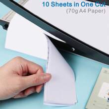 Paper Cutter, A4 Paper Guillotine Cutter Trimmer With Automatic Side Ruler For Craft Paper, Coupon, Label And Cardstock,Back To School,School Supplies,Christmas,Christmas Paper Cutting,Christmas Packaging Cutting - A4 - View 2