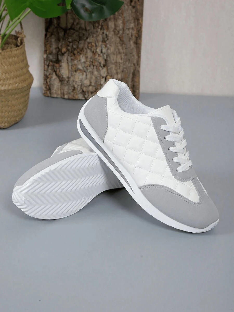 Zapatillas deportivas casuales para mujeres ligeras, Nuevos zapatos planos para mujer de estilo coreano,casual Zapatos deportivos para estudiantes,Zapatos deportivos para mujer,nueva llegada 2024 de mujeres blanco Zapatillas deportivas , cómodas y adecuadas para todas las estaciones - Blanco - Ver 1