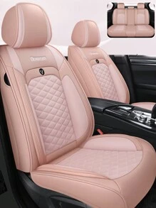 全新卡通汽车座椅垫，4 季全覆盖汽车座椅套，皮革和网眼织物材质 - 均碼 - 查看 11