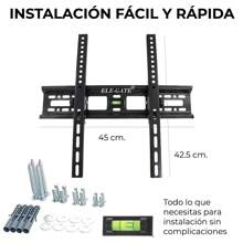 Base De Pantalla Tv Led Pared Soporte Móvil Brazo Pantalla 26-55 Pulgadas Tv - Negro - Ver 2