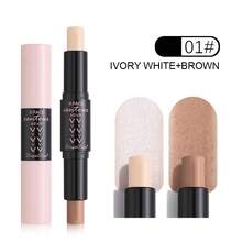 Double-Ended Contour Stick Contouring Shadow Concealer Cream Cover Spots Dark Circles Tear Troughs Contour Foundation Concealer Pen - DR79 - View 9