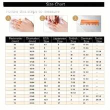 Set de 2 anillos de compromiso con cristal de corte princesa, anillo de boda único y artístico, decoración de novia, regalo para aniversario de boda o Día de San Valentín