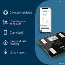 Bluetooth Smart Scale Body Composition Monitor Fat Weight Visceral Skeletal Muscle Resting Metabolism BMI Segmental Body Composition Weighing Scale With APP - BloodPressureMonitorwithBluetooth - View 7