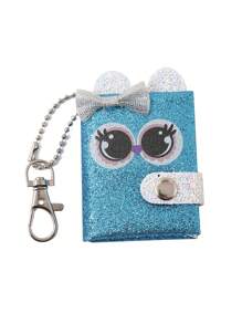 1pc Cartoon Mini Pendant Keychain Book Unicorn Notepad Cute Pocket Notebook Gift Book Simple Style Students Taking Notes Daily Little Fairy Fresh And Simple Fashion Personalized Send To Others General,School Supplies,Back To School