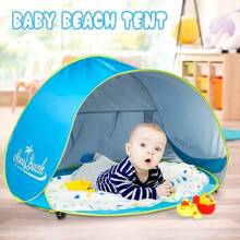Lều bãi biển cho bé, mái che nắng chống tia UV có hồ bơi, lều bãi biển cho bé, mái che di động có thể bật lên, hồ bơi, mái che nắng chống tia UV - Nhiều màu - Xem 6