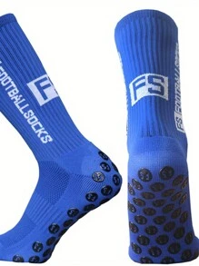 2 pares de calcetines deportivos para hombre, calcetines de baloncesto y fútbol, opciones de varios colores, antideslizantes, gruesos, que absorben la humedad, con suela acolchada duradera para gimnasio