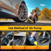 Carsun New 22 Cylinder Handheld Air Compressor With Powerful Motor, Suitable For SUV & Sedan Cars, Inflation, Deflation & LED Lighting - Wired - View 7