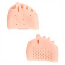 1 Par de Almofadas de Silicone para a Parte Dianteira do Pé, Separador de Dedos do Pé, Almofadas de Gel para a Parte Dianteira do Pé