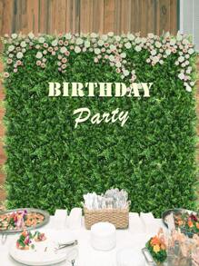 1pc Artificial Boxwood Wreath, 10 Inch/25cm, 20 Inch/50cm, Aglaia Odorata Artificial Flower Wall, PE Material, Garden/Home/Office/Outdoor Party Decor, Spring/Summer Decoration, Valentine Day, Gift - Green - View 11