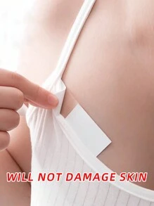 36 pièces Bandes de fixation double face de mode pour femmes, ruban transparent invisible, autocollants transparents sans couture pour col de chemise, convient aux vêtements et au corps, tous les tissus et types de peau, accessoires de sous-vêtements pour femmes, appropriés pour les centres commerciaux, les voyages, le travail quotidien et d'autres lieux publics