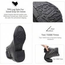 Women's Combat Boots Lace Up Ankle Booties - グレー - チェックする 5