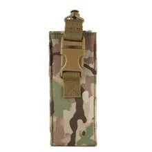 Funda para botella de agua Molle, bolsa para deportes al aire libre, montar, acampar, senderismo, caza, cantimplora de viaje, soporte para hervidor, herramienta EDC, riñonera Q4GM - MC - Ver 2