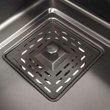kangten Évier de cuisine en acier inoxydable, ensemble d'évier à cascade, évier intégré avec robinet et planche à découper