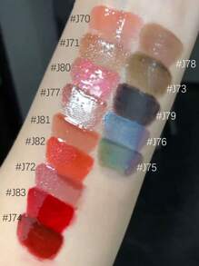 GIRLCULT Brilho Ultra Real Lip Glaze Batom Líquido Camaleônico, Gloss Labial Brilhante com Glitter de Pedra Rhinestone à Base de Óleo J74 Dementor, Cor Metálica Cintilante com Acabamento Intenso e Brilhoso, de Longa Duração, Livre de Talco Holográfico 3,5ml (0,12 fl. oz) K-Beauty