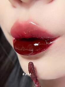 GIRLCULT Brilho Ultra Real Lip Glaze Batom Líquido Camaleônico, Gloss Labial Brilhante com Glitter de Pedra Rhinestone à Base de Óleo J74 Dementor, Cor Metálica Cintilante com Acabamento Intenso e Brilhoso, de Longa Duração, Livre de Talco Holográfico 3,5ml (0,12 fl. oz) K-Beauty